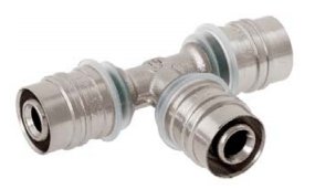 Kisan Trójnik zaprasowywany 16x16x16mm - WL 32.02.51.22