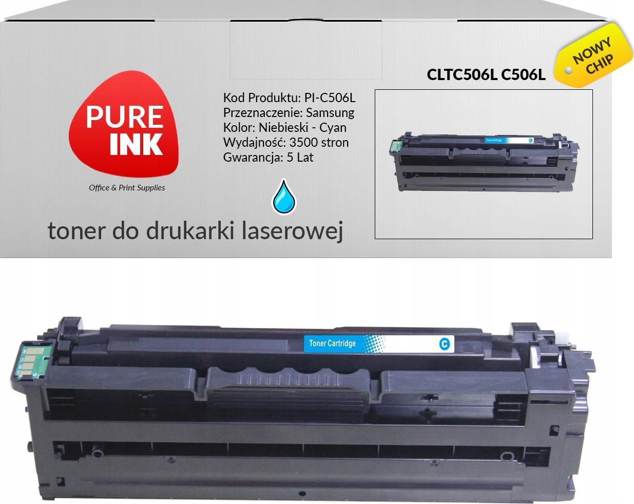 Toner Pureink Cyan Zamiennik CLTC506L