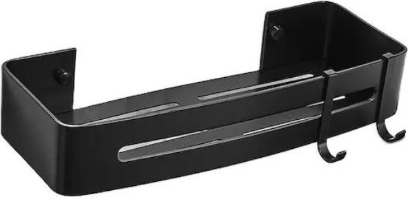 Delvant DELVANT PÓŁKA ŁAZIENKOWA METALOWA CZARNA