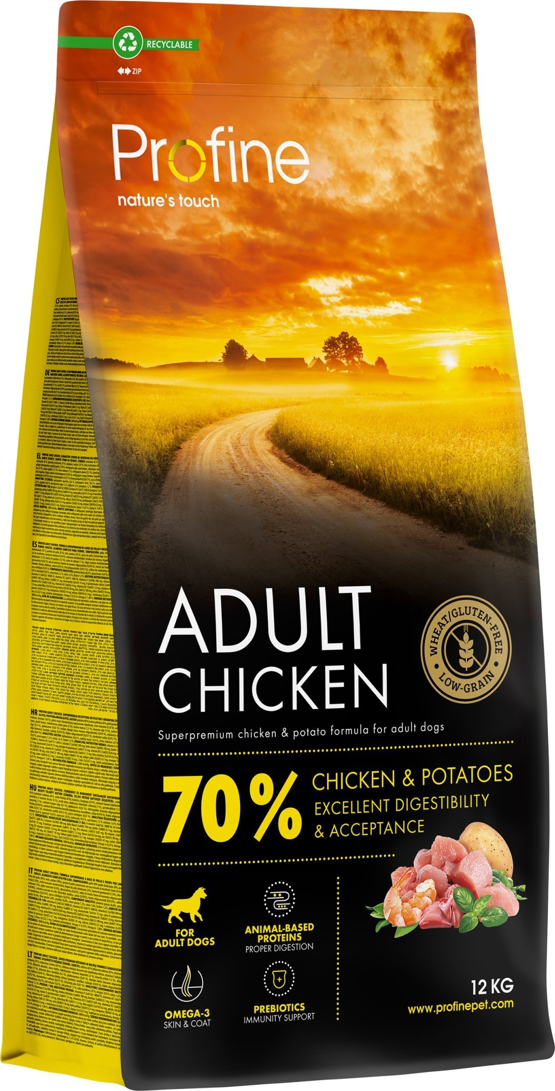 PROFINE Sucha karma Adult Chicken 12 kg
