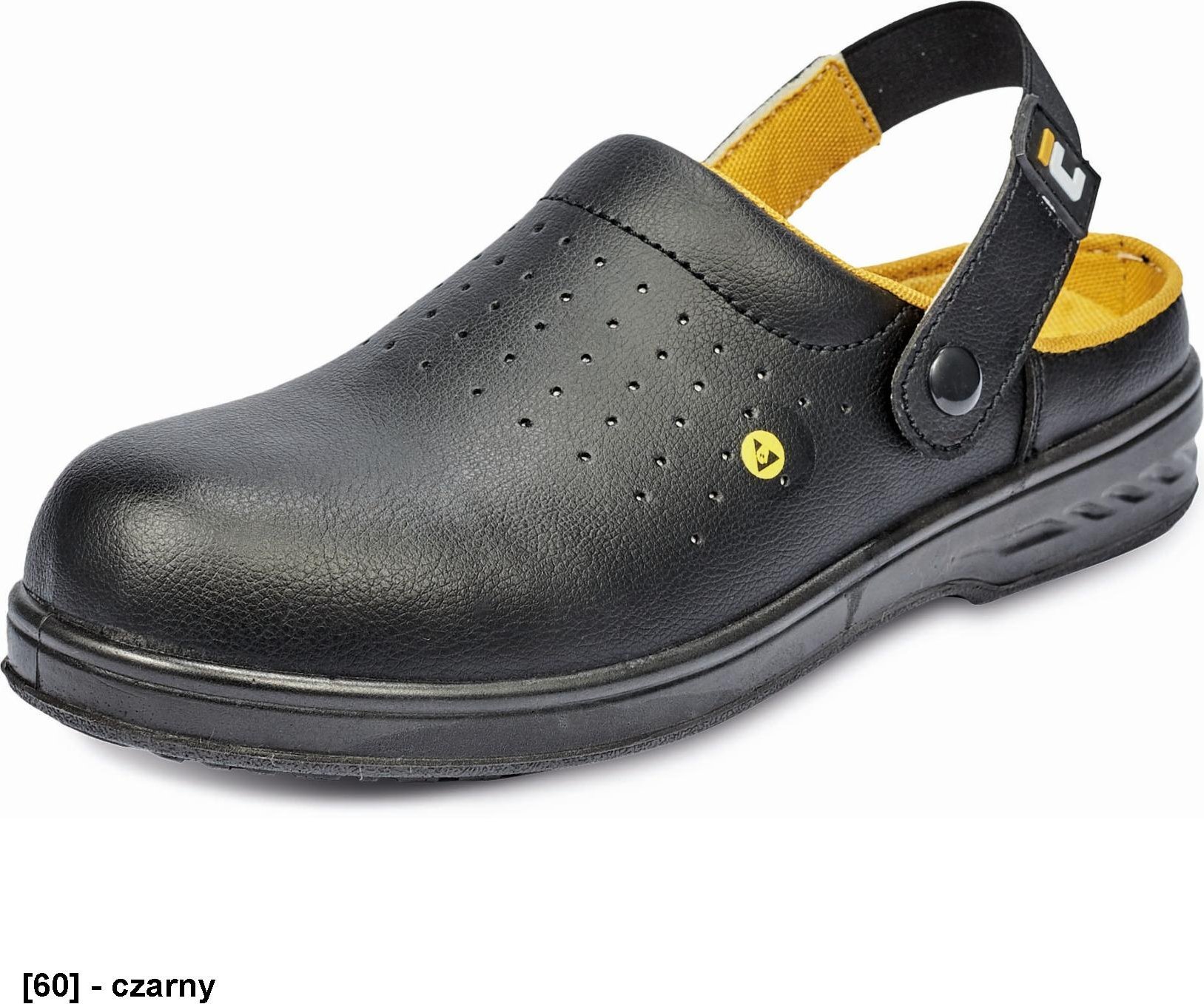 CERVA RAVEN BLK MF ESD SB SRC - klapki 35