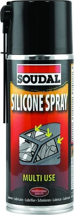 Soudal Silicone spray 400ml silikonowy smarujący