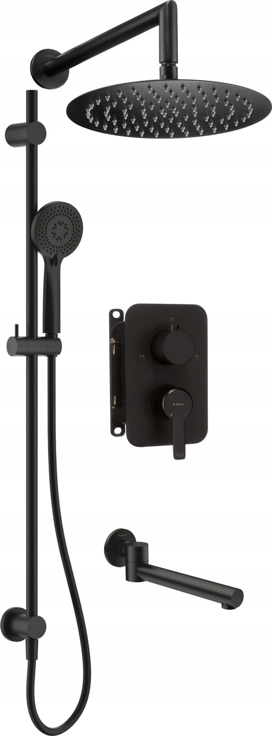 Zestaw prysznicowy Deante Zestaw prysznicowy podtynkowy z BOXem mieszaczowym