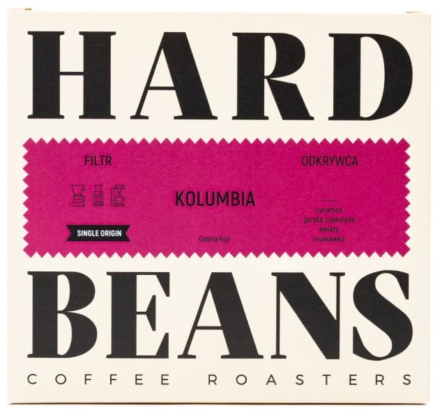 Kawa ziarnista Hard Beans Kawa ziarnista Kolumbia Gesha Koji Filtr 200g