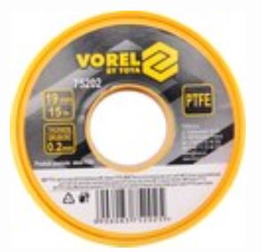 Vorel Taśma PTFE 15mx19x0,2mm - 75202