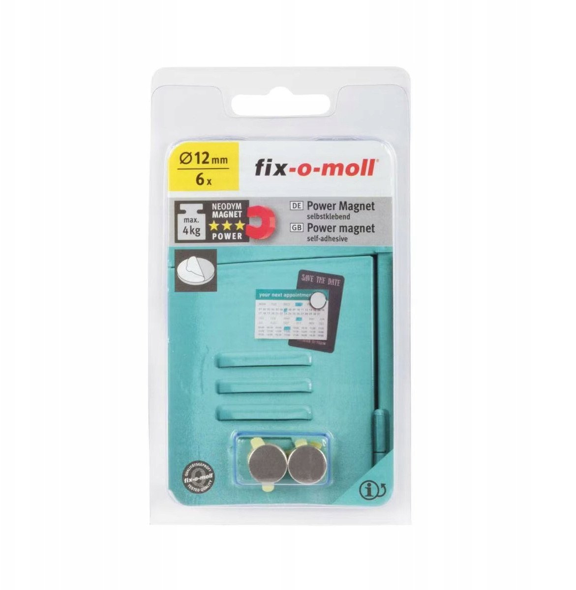 MAGNET DISC STICKY 3562816 6PCS