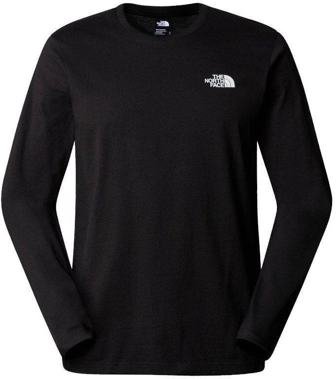 Bluza The North Face M L/S Simple Dome Tee męska : Kolor - Czarny, Rozmiar - L