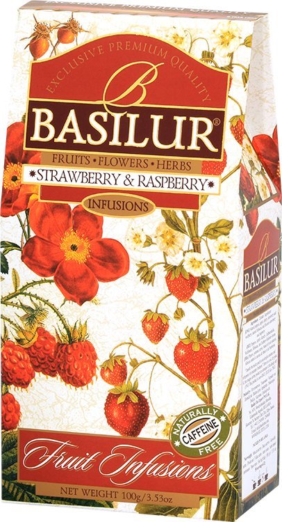 Basilur Herbata owocowa Basilur Strawberry Raspberry 100g