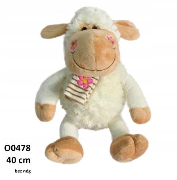 Sun-Day Owca 2wz.z kwiatkiem i szalikiem w paski 127143 cena za 1 szt