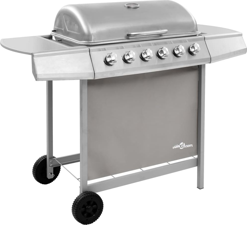 vidaXL 3053632 Grill ogrodowy gazowy 12 kW 37.5 cm x 63.5 cm
