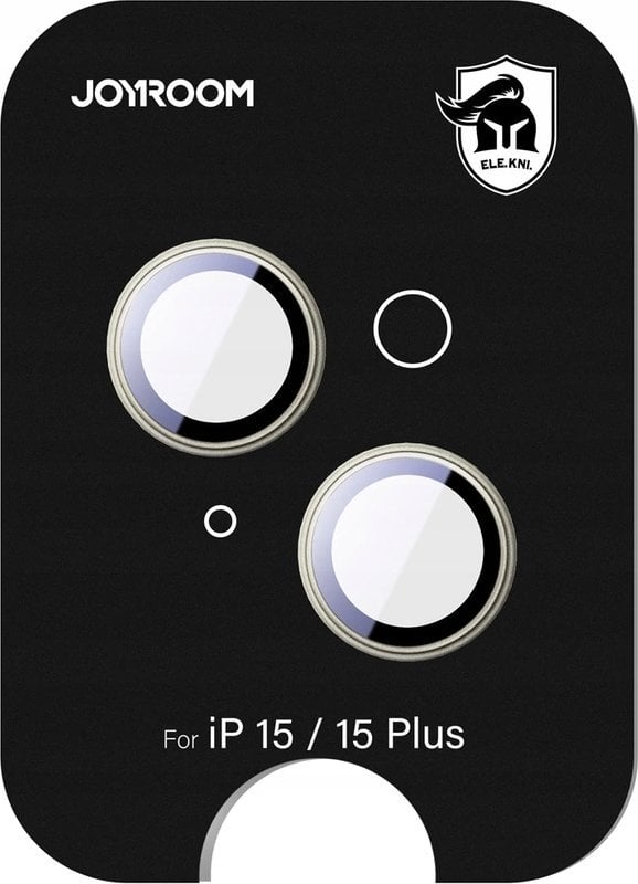 Szkło ochronne Joyroom JR-MFY0251 na obiektywy iPhone 15/15 Plus -żółte