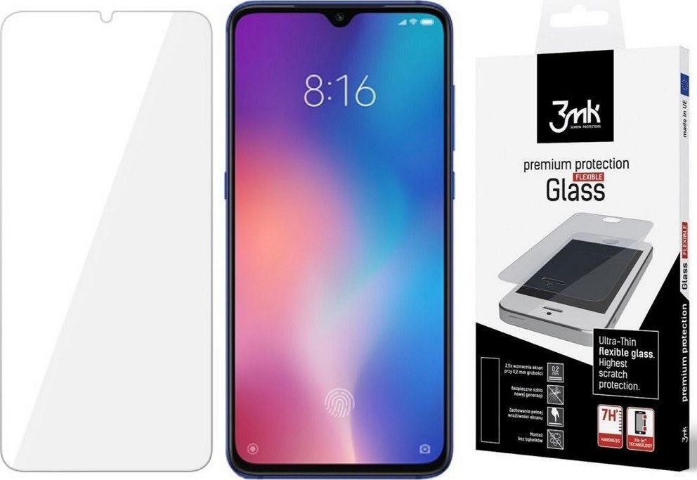 3MK Szkło hybrydowe do Xiaomi Mi 9t/9t Pro