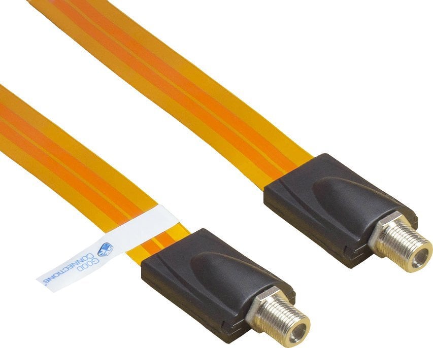 Przewód Alcasa Alcasa S-1000QL kabel koncentryczny 0,445 m F Przezroczysty