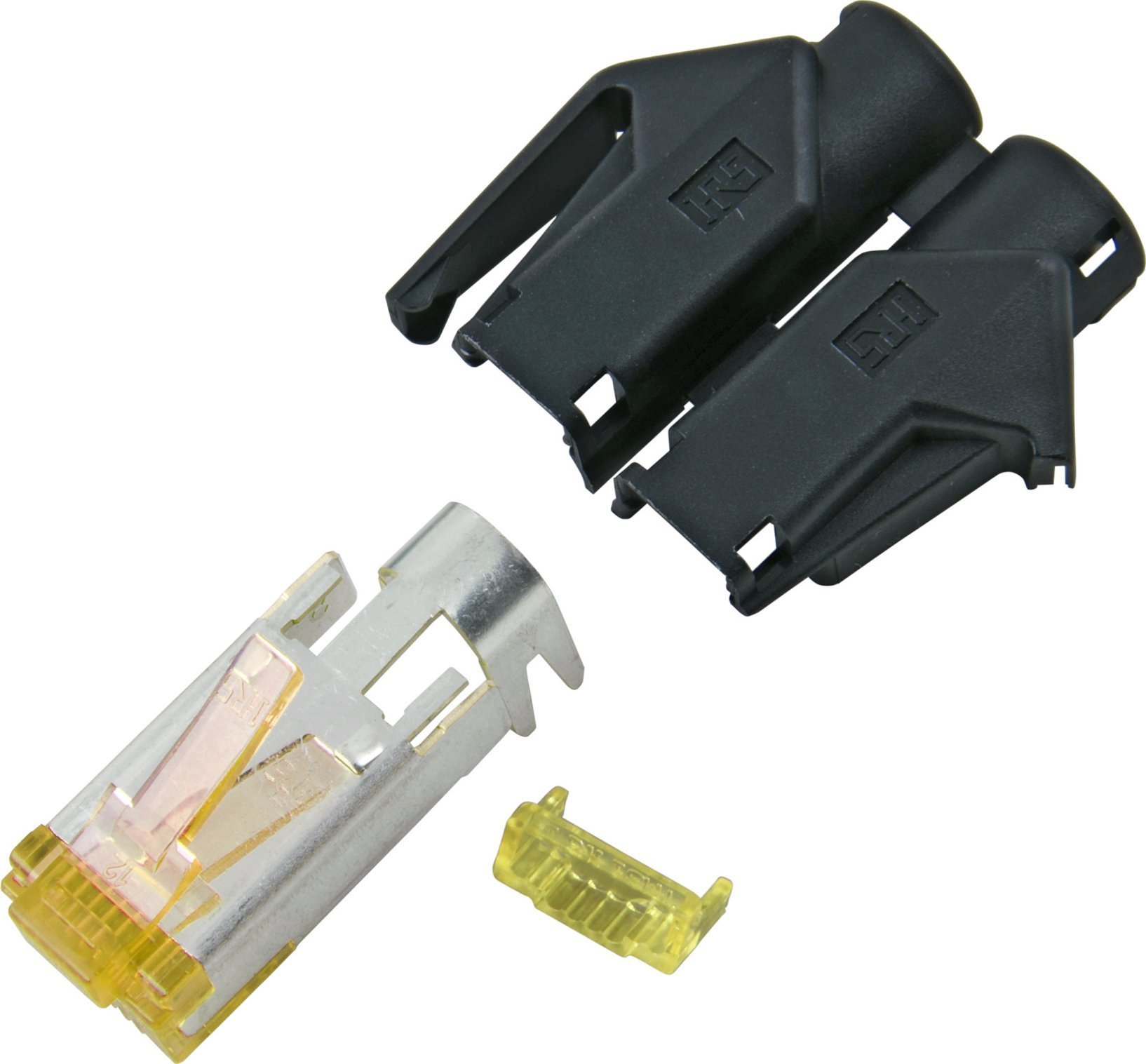 EFB EFB Elektronik H7642.4-100, RJ-45, Black, Male, Straight, Cat6a, S/UTP (STP)