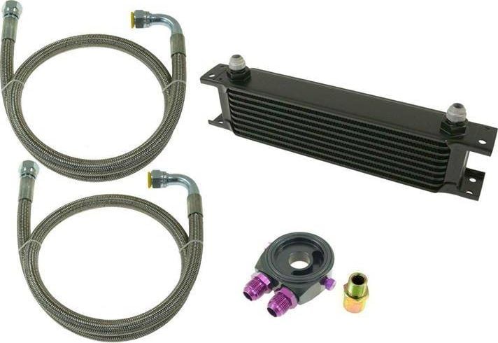 D1Spec_D Chłodnica Oleju TurboWorks 13-rzędowa 260x100x50 AN8 black