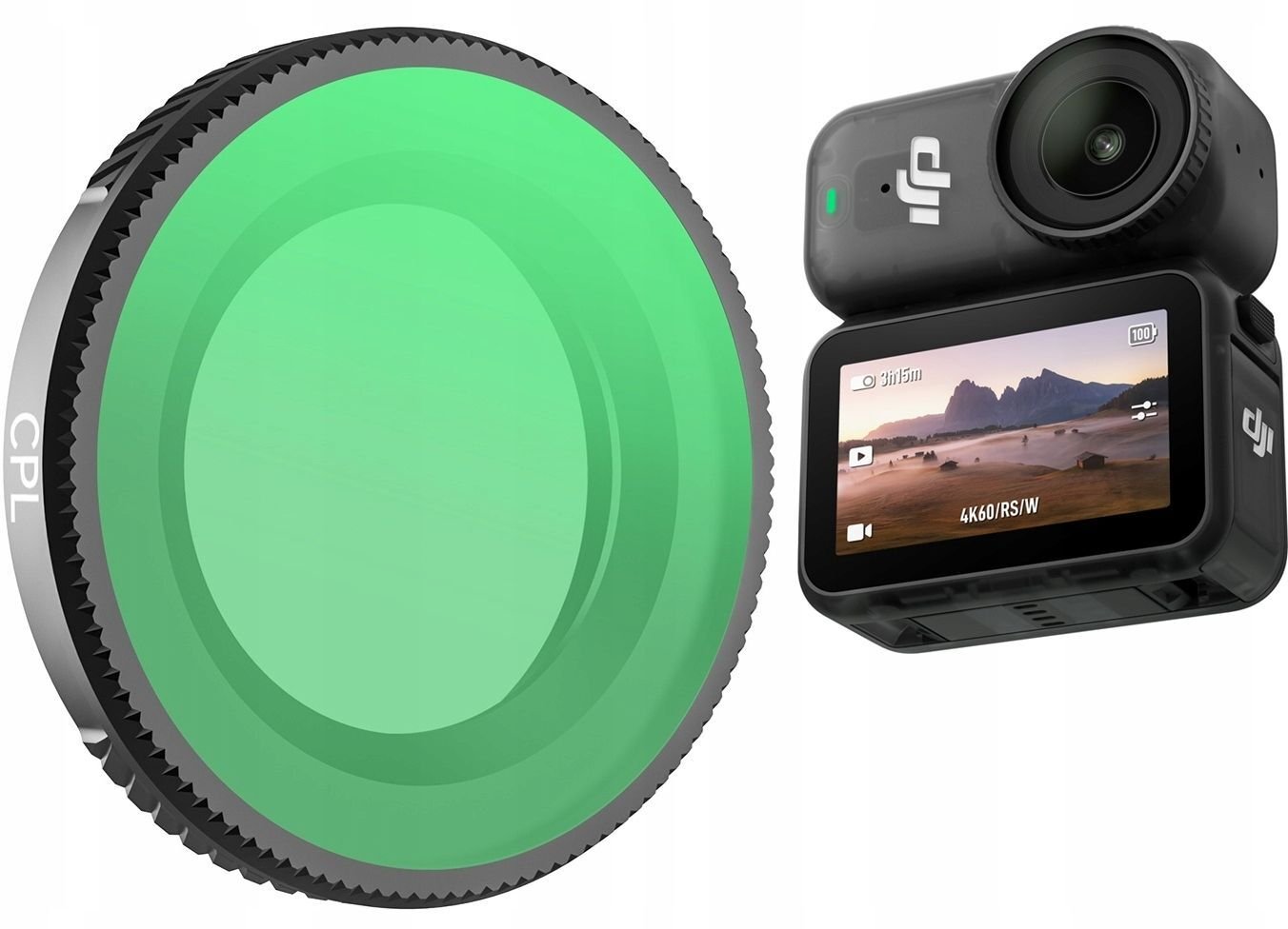 SunnyLife Filtr Polaryzacyjny Cpl Do Kamery Dji Osmo Nano + Etui / On-fi074-c