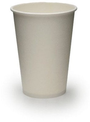 PAPER GLASSES 200ML WHITE 100 PCE