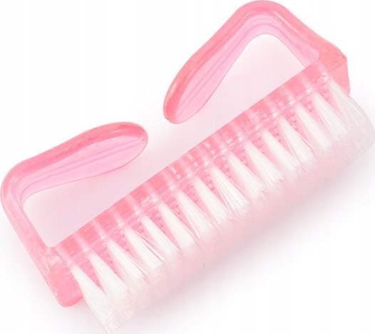 Cosmetics Zone Duża szczoteczka do manicure - różowa