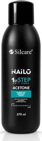 Silcare SILCARE_Nailo Aceton aceton do usuwania hybrydy 570ml
