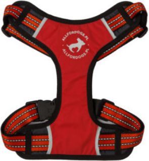 All For Dogs Szelki sportowe czerwone r. L (70-125cm)