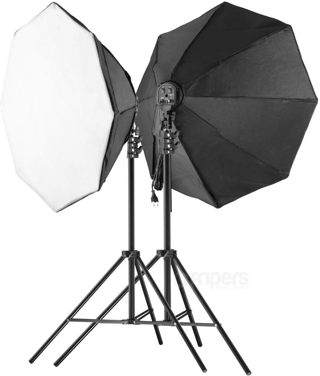 Zestaw światła ciągłego FreePower 106 Octa 85cm SET 2400W 5500K ze statywem