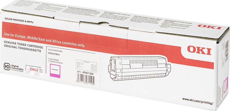 Toner OKI 46861306 Magenta Oryginał (46861306)
