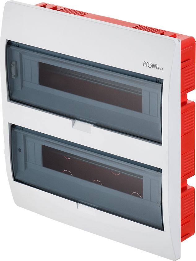 Elektro-Plast Rozdzielnica modułowa 2 x 18 podtynkowa IP40 RP-pt N+PE Elegant (2417-01)
