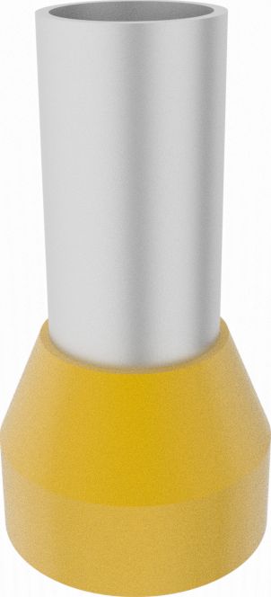 Elpromet 10szt. E 25/16mm Końcówka tulejkowa izolowana 25mm2 żółta E25-16 Elpromet 0323