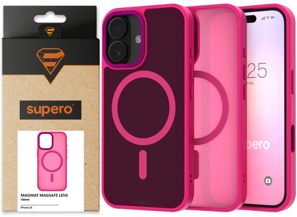 Etui MagSafe Supero do iPhone 16, matowe