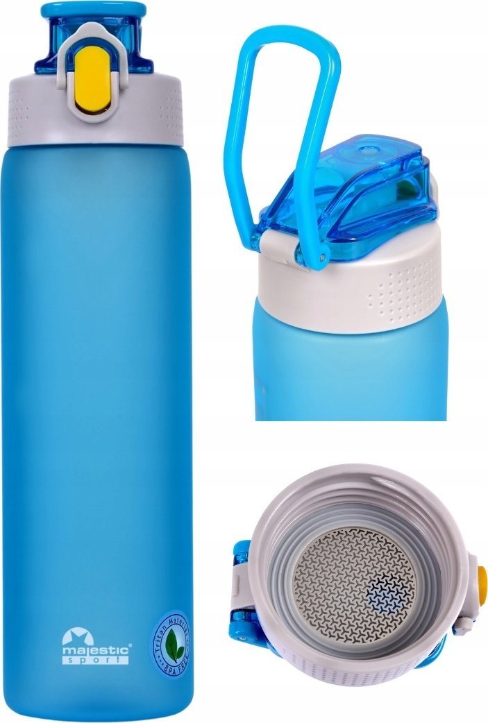 Butelka tritanowa Majestic Sport Okosei Mat 750 ml niebieska