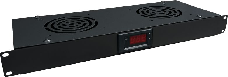 Alantec Panel wentylacyjny 19" 1U z termostatem (SA-F-1U-2-T-C)