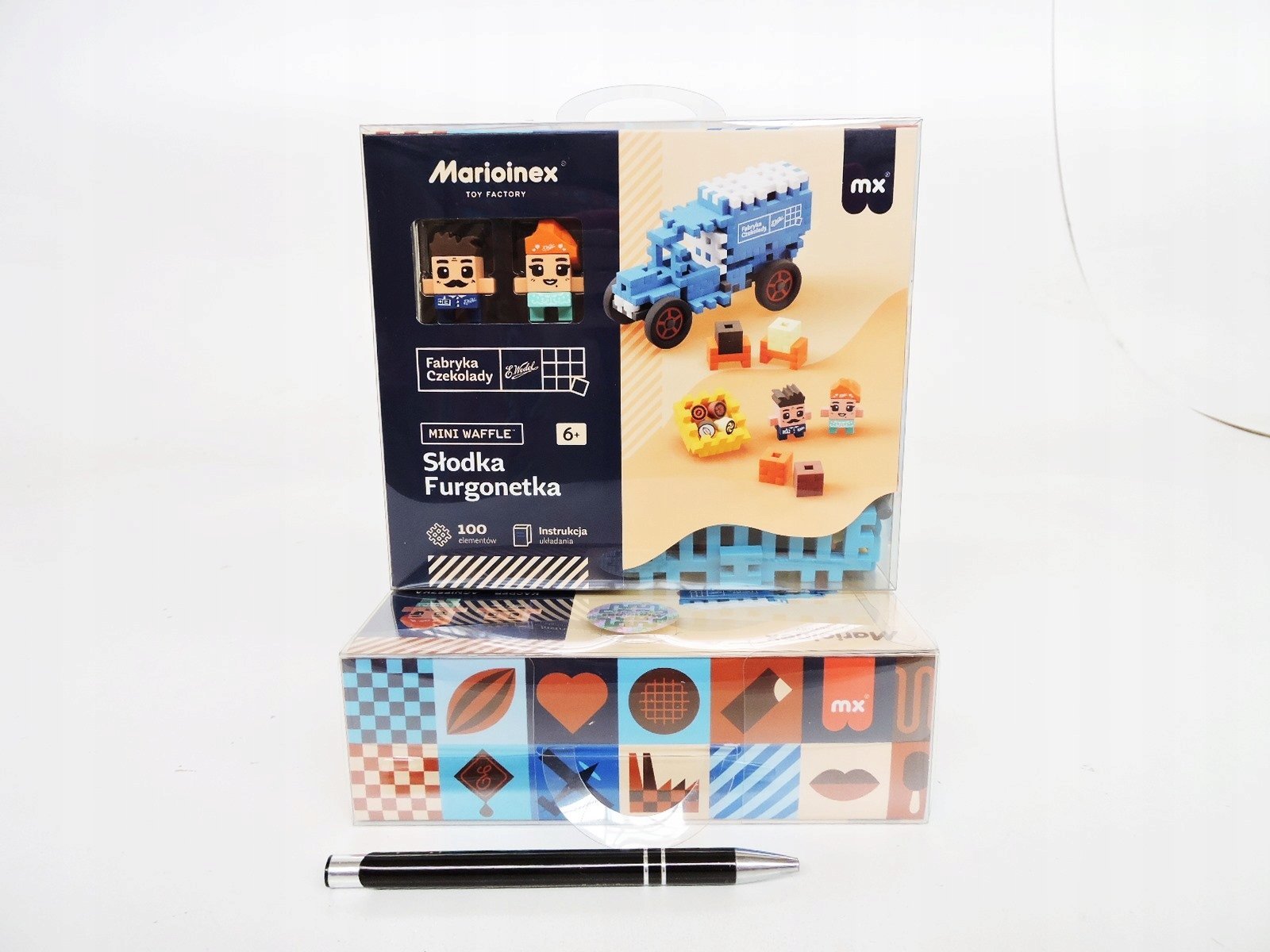 Marioinex Klocki Mini Waffle - Wedel Słodka furgonetka 100 el.
