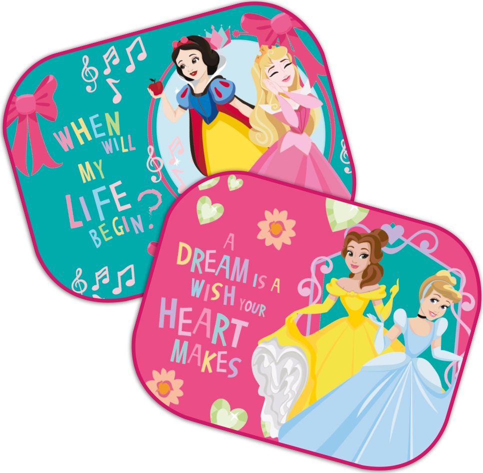 Seven Zasłonki boczne 44x35cm 2 szt Princess. Księżniczki 9333 SEVEN