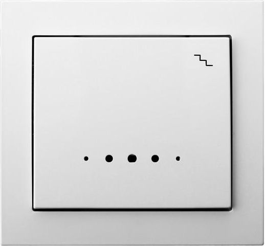 Ospel Łącznik schodowy Kier pojedynczy z podświetleniem biały (ŁP-3WS/00)