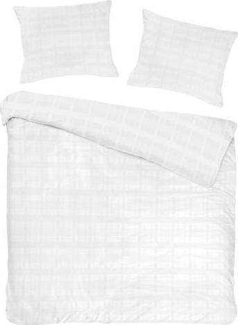 Darymex Pościel satyna bawełniana MARSELA WHITE/160x200 EXCLUSIVE