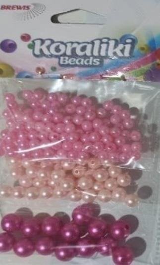 BREWIS Koraliki do nawlekania 3 kolory 12g