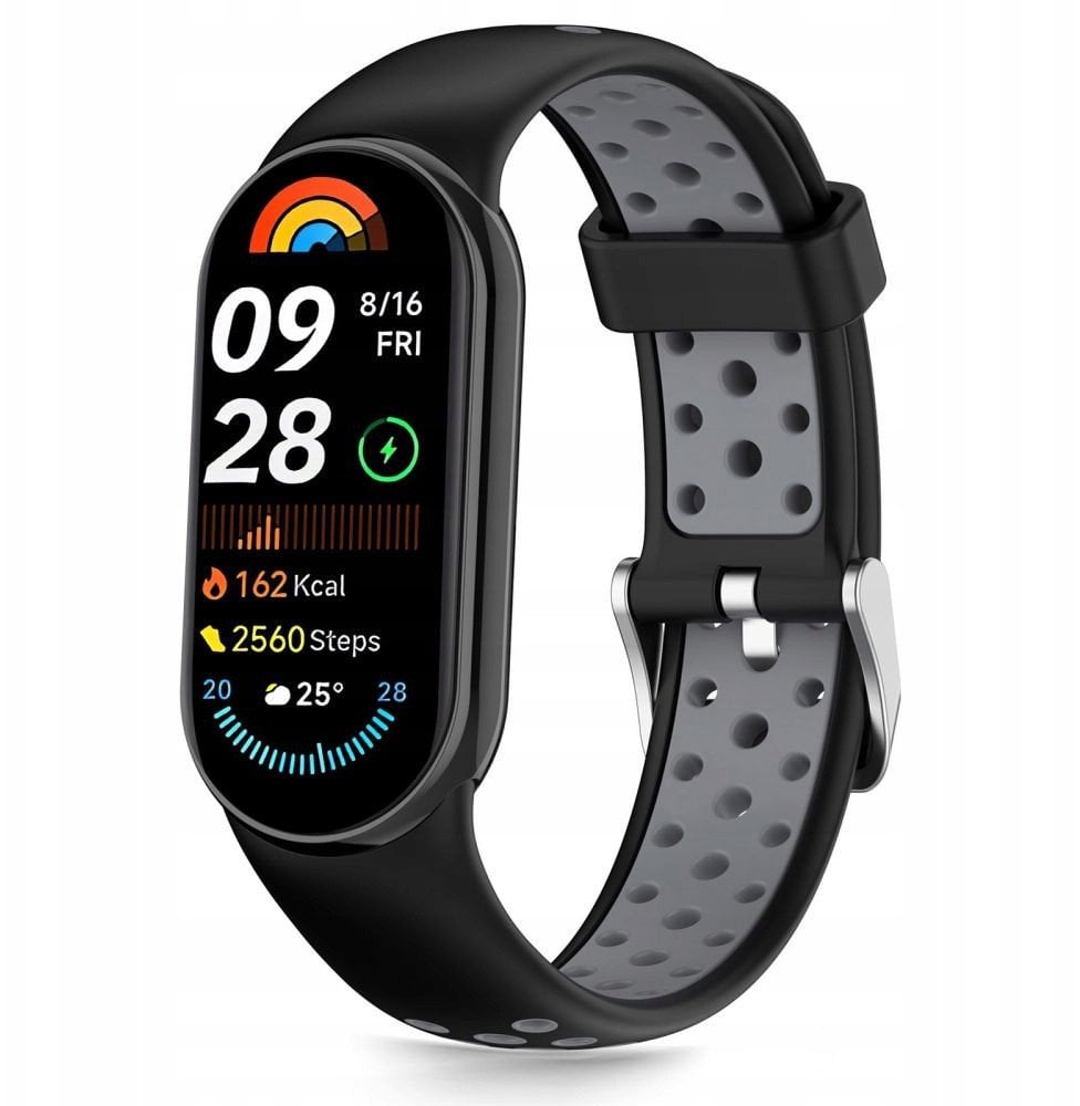 Pasek Tech-Protect IconBand Air Xiaomi Smart Band 8 / 9 / 10 / NFC Black/grey