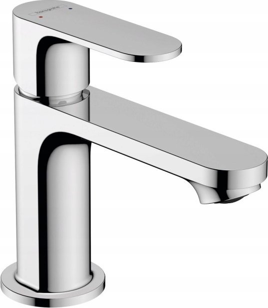 Bateria umywalkowa Hansgrohe Hansgrohe bateria umywalkowa 80 z kompletem odpływowym z cięgłem Rebris S, chrom 72510000