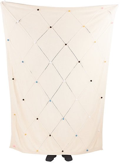 Beliani Koc GAIDAR Bawełna 130 x 170 cm Beżowy