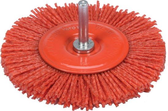 Yato szczotka tarczowa z trzpieniem nylonowa 100mm (YT-47792)