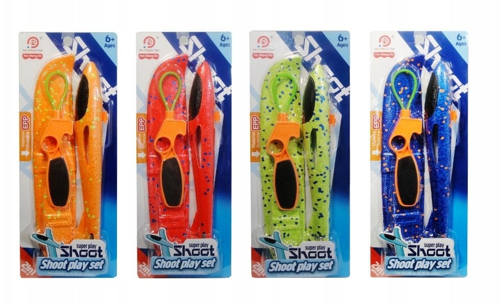 Samolot styropianowy z wyrzutnią