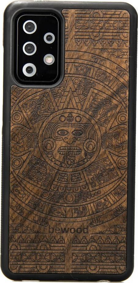 BeWood Drewniane Etui Samsung Galaxy A52/A52s 5G Kalendarz Aztecki Ziricote