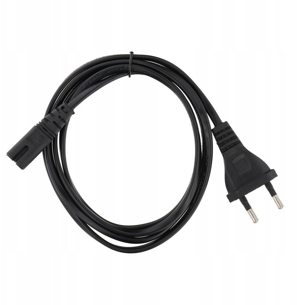 Kabel zasilający radiowy (2pin) 1,5 m czarny