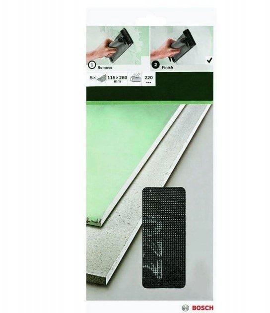 Bosch DIY siatka ścierna 115x280mm K220