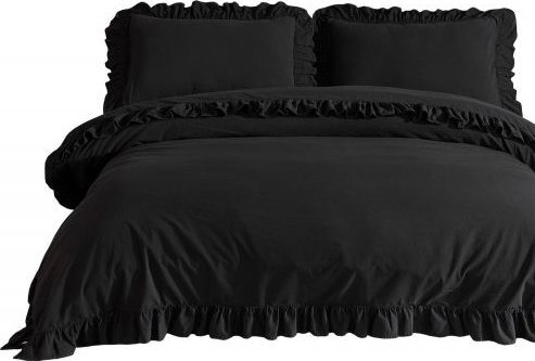 Darymex Pościel bawełniana BLACK/200x220(P) STONEWASHED