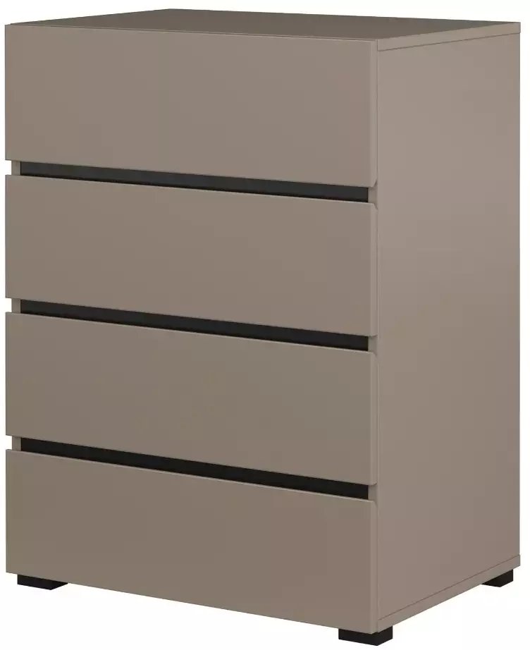 Komoda CROSS 4S 60cm congo/czarna HELVETIA