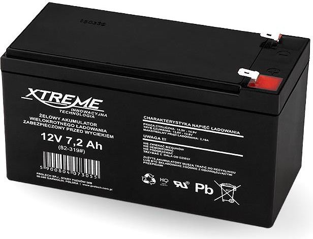 Xtreme Akumulator 12V/7.2Ah (82-319#)