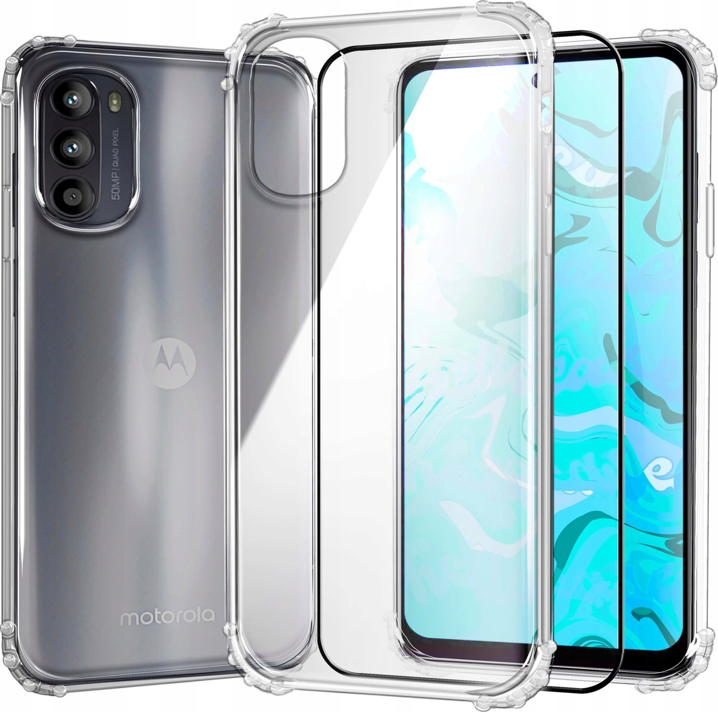 Hello Case ETUI PANCERNE DO MOTOROLA MOTO G52 | CASE SILIKON GUMOWE SLIM SHOCK SZKŁO