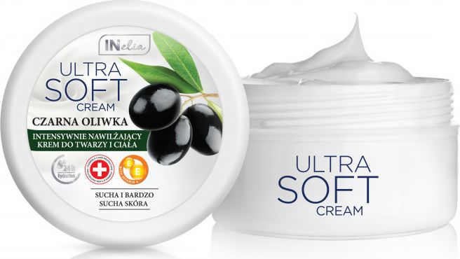 Revers Inelia Czarna Oliwka Ultra Krem Do Twarzy i Ciała 200ml