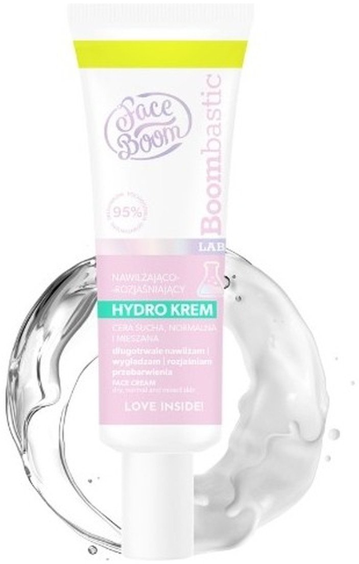 Face Boom FaceBoom Boombastic lab Hydro krem nawilżająco-rozjaśniający z ultrastabilną witaminą C 50ml